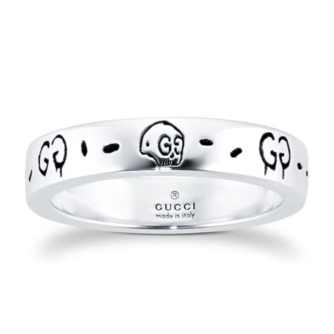 gucci ring women's silver|gucci stainless steel ring.